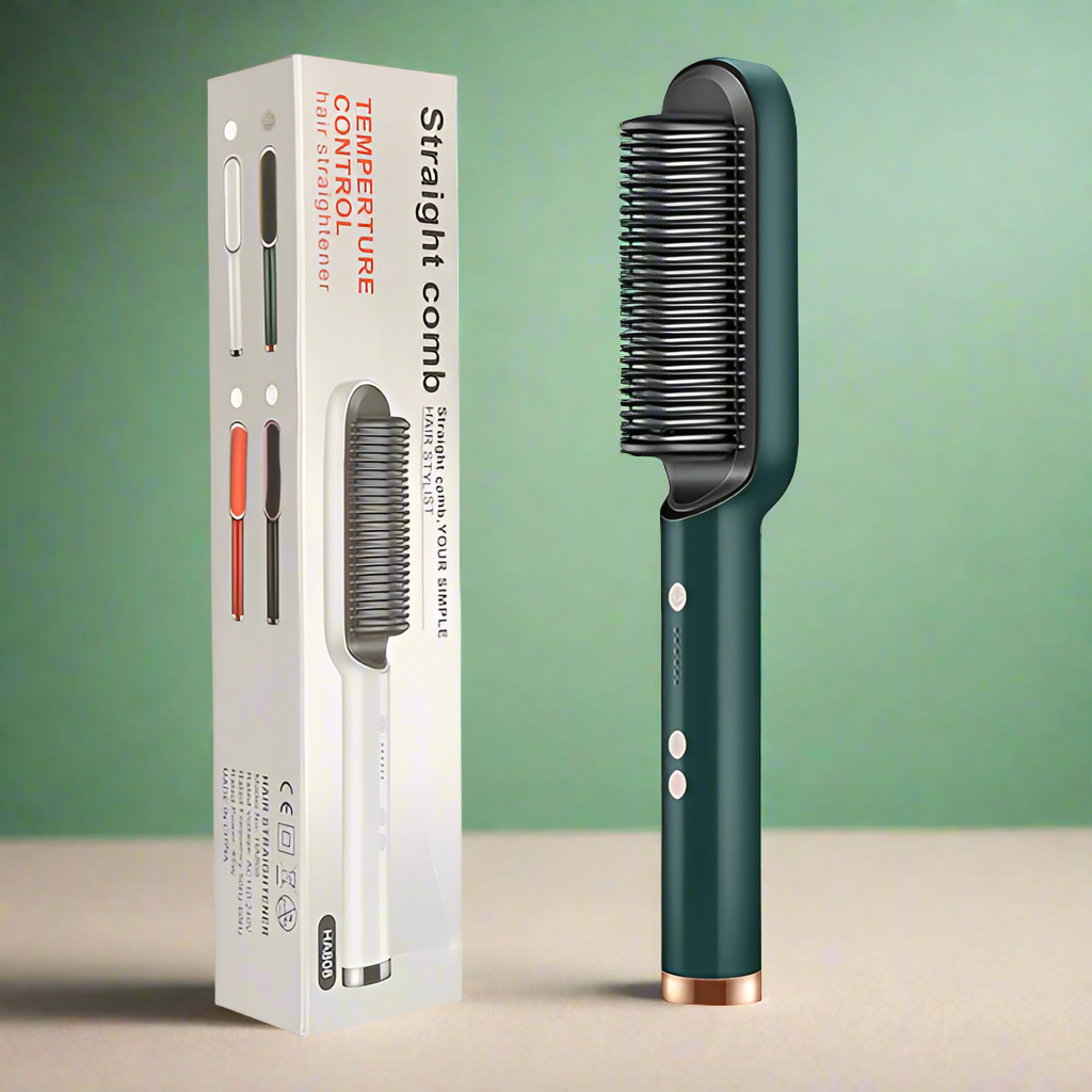 Professional Electric Hair Straightener Comb Brush