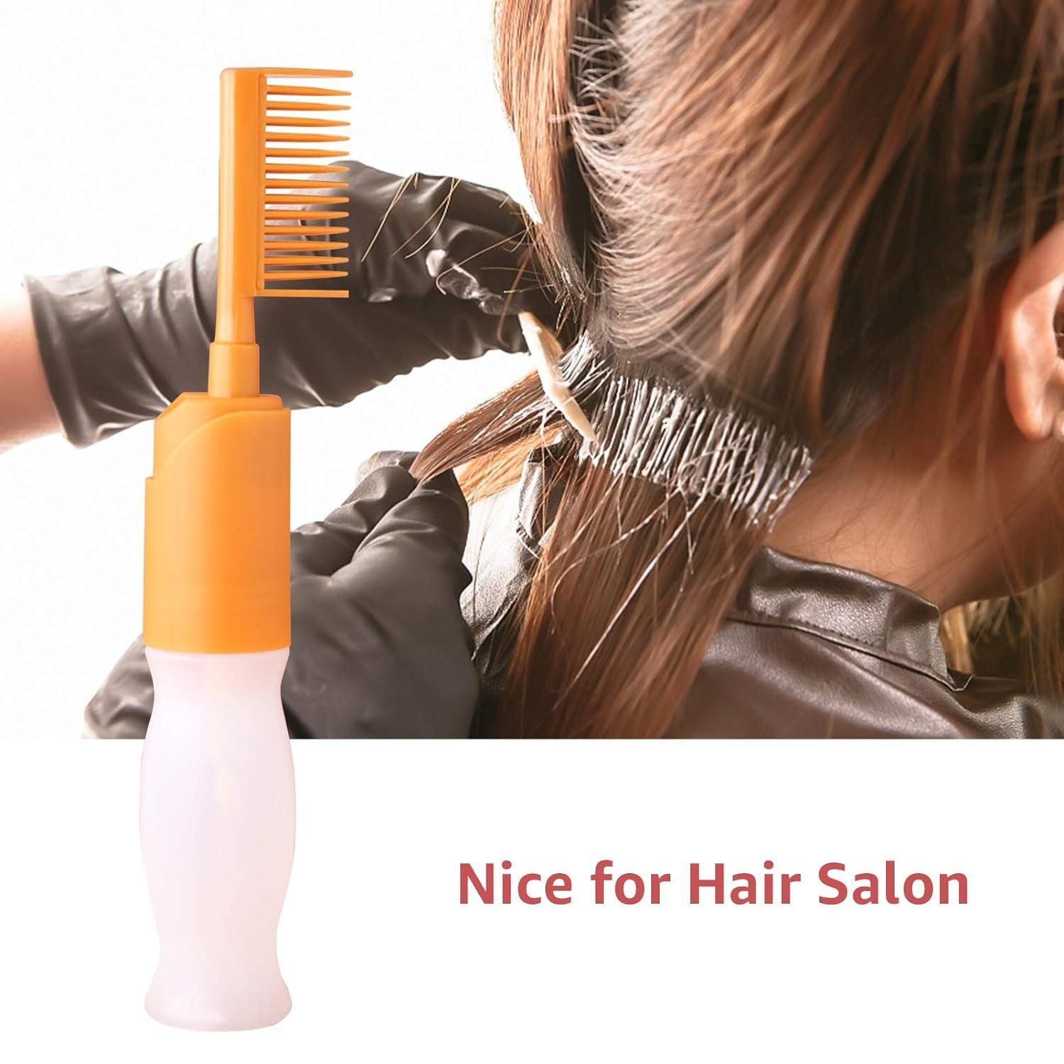 110ml Empty Hair Dye Bottle Applicator with Comb