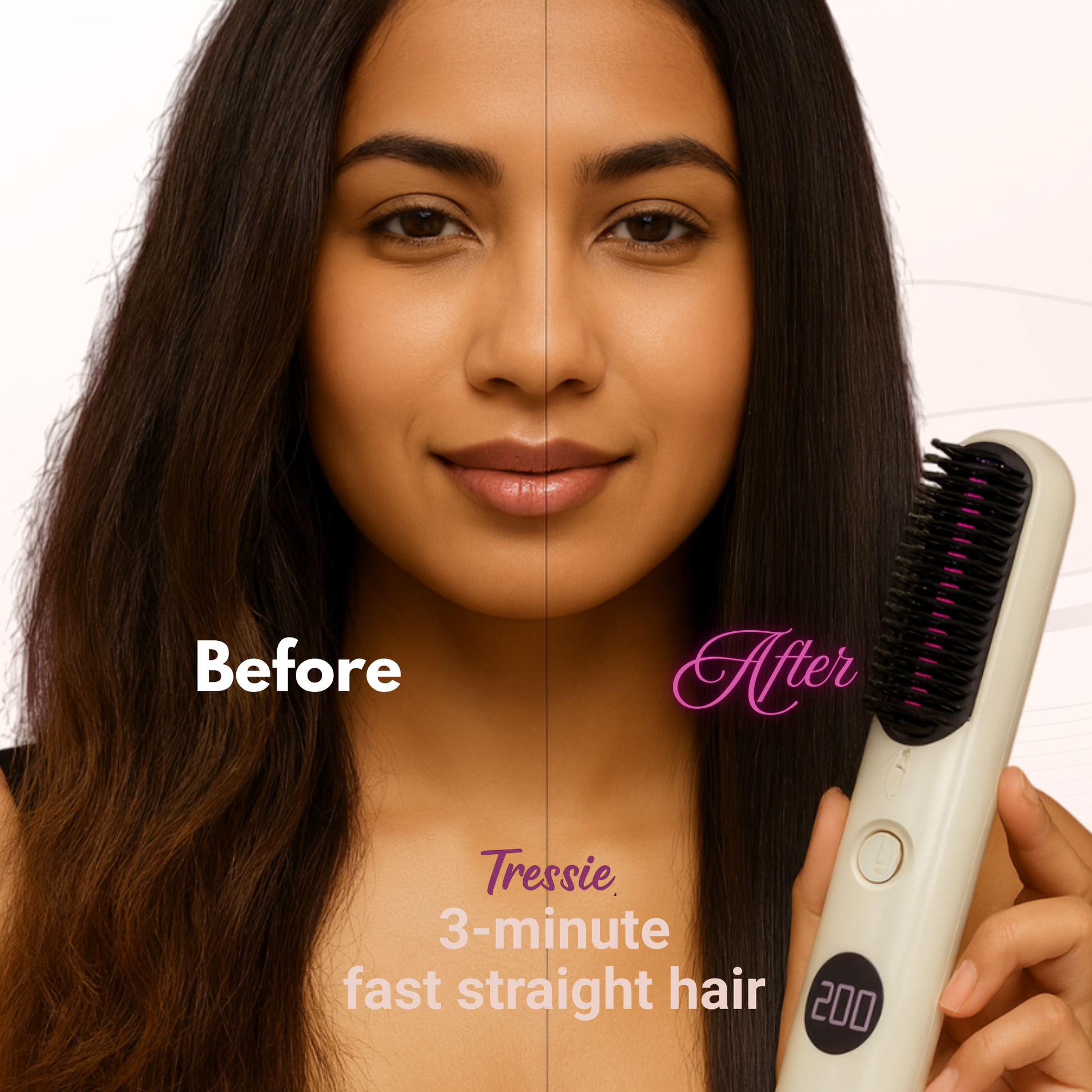 TRESSIE - CORDLESS HAIR STRAIGHTENER - 1 YEAR WARRANTY | PRO SERIES