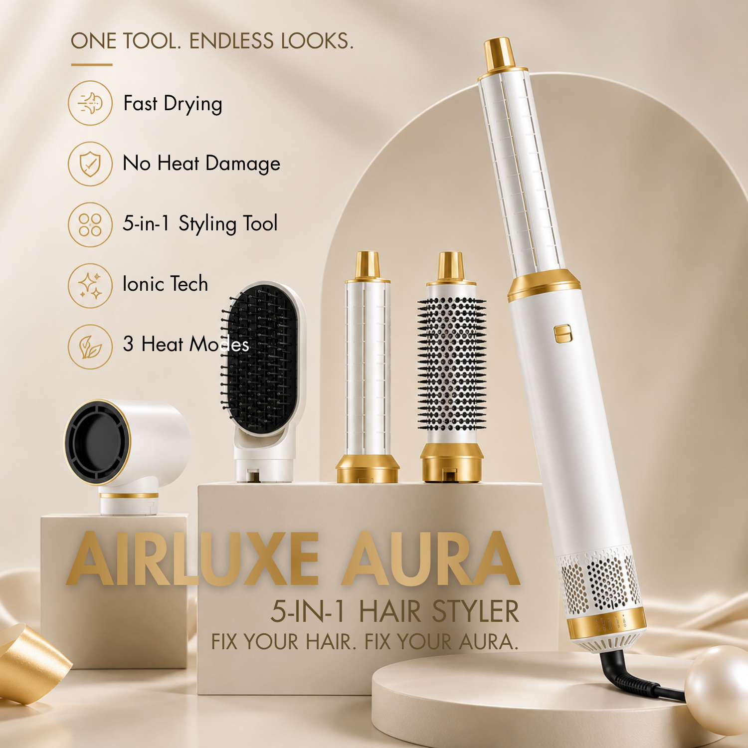 AIRLUXE AURA™ 5-IN-1 MULTI HAIR STYLER