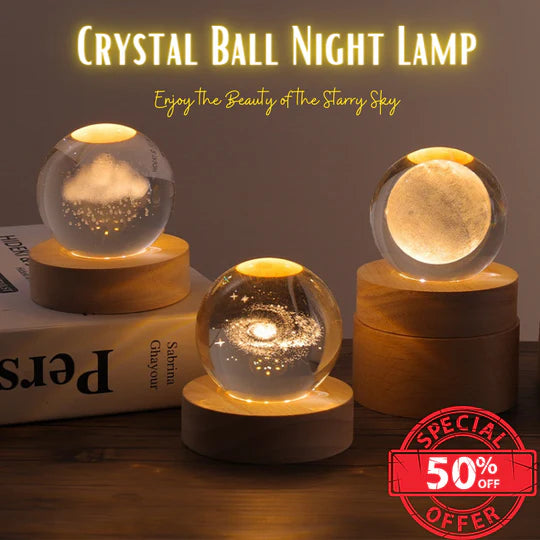 The Vibe Vault™ - Crystal Sphere Lamp