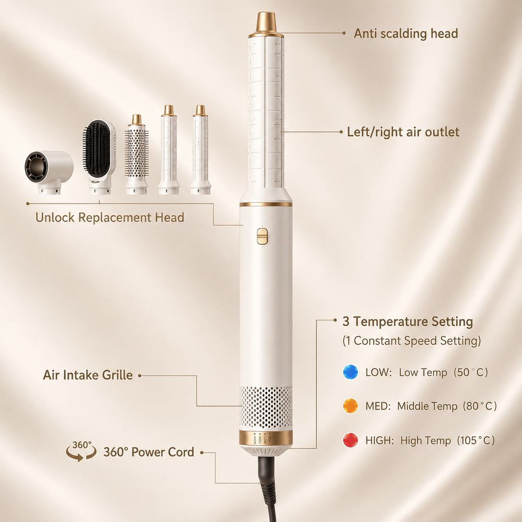 AIRLUXE AURA™ 5-IN-1 MULTI HAIR STYLER
