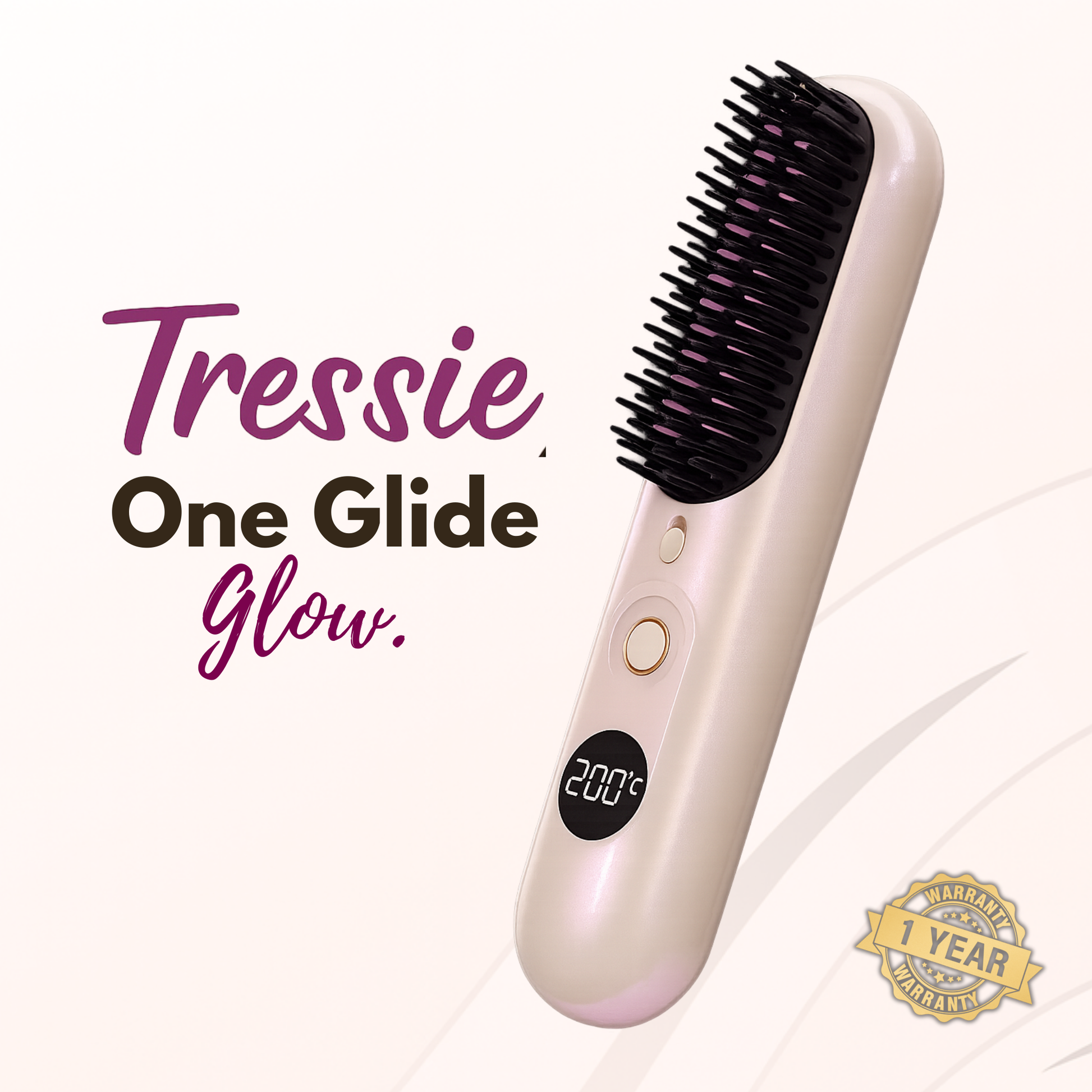 TRESSIE - CORDLESS HAIR STRAIGHTENER - 1 YEAR WARRANTY | PRO SERIES